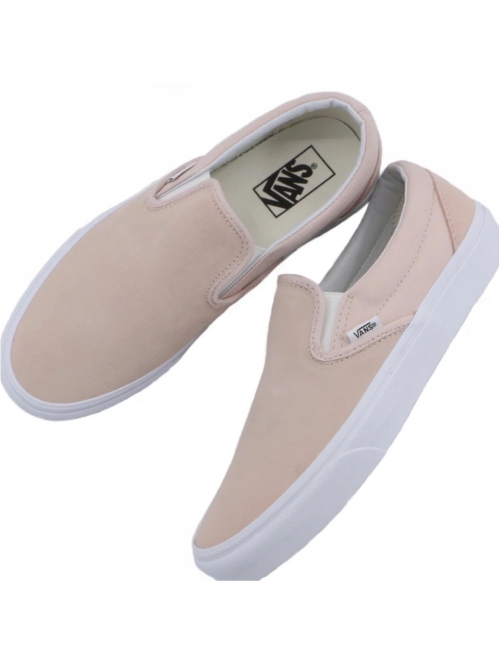 Vans Classic Slip-On Sneakers in Blush Pink